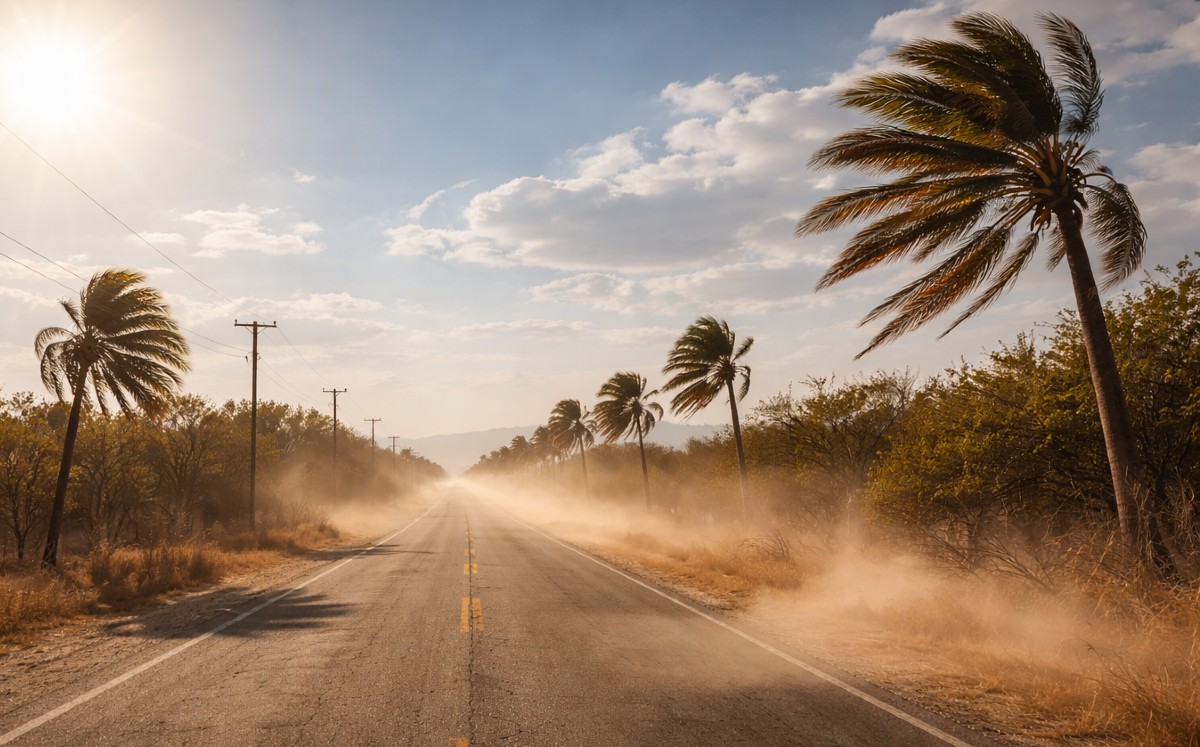 Pronóstico clima 11 de marzo 2026: tolvaneras y viendo fuerte