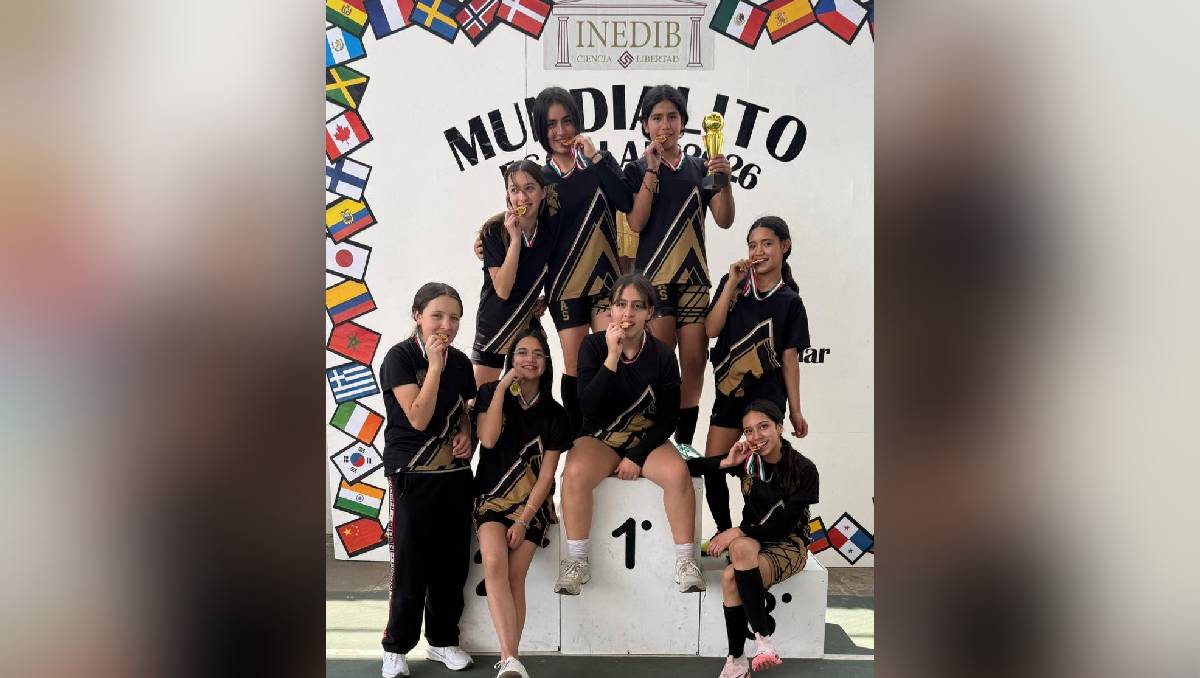 La secundaria Inedib avanza a la competencia regional del Mundialito en Edomex. Foto: (Especial)