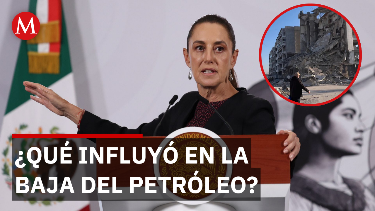Sheinbaum destaca disminución del precio de petróleo