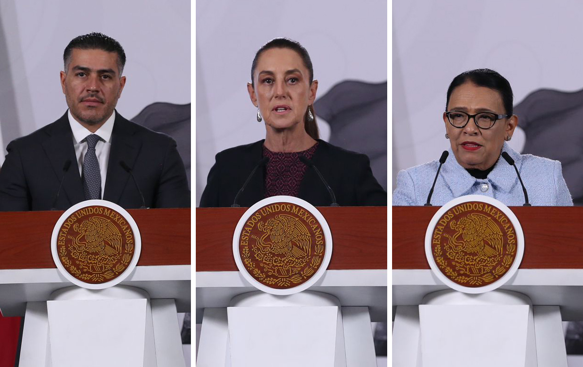 Sheinbaum inicia conferencia matutina desde Palacio Nacional. | Foto: Especial