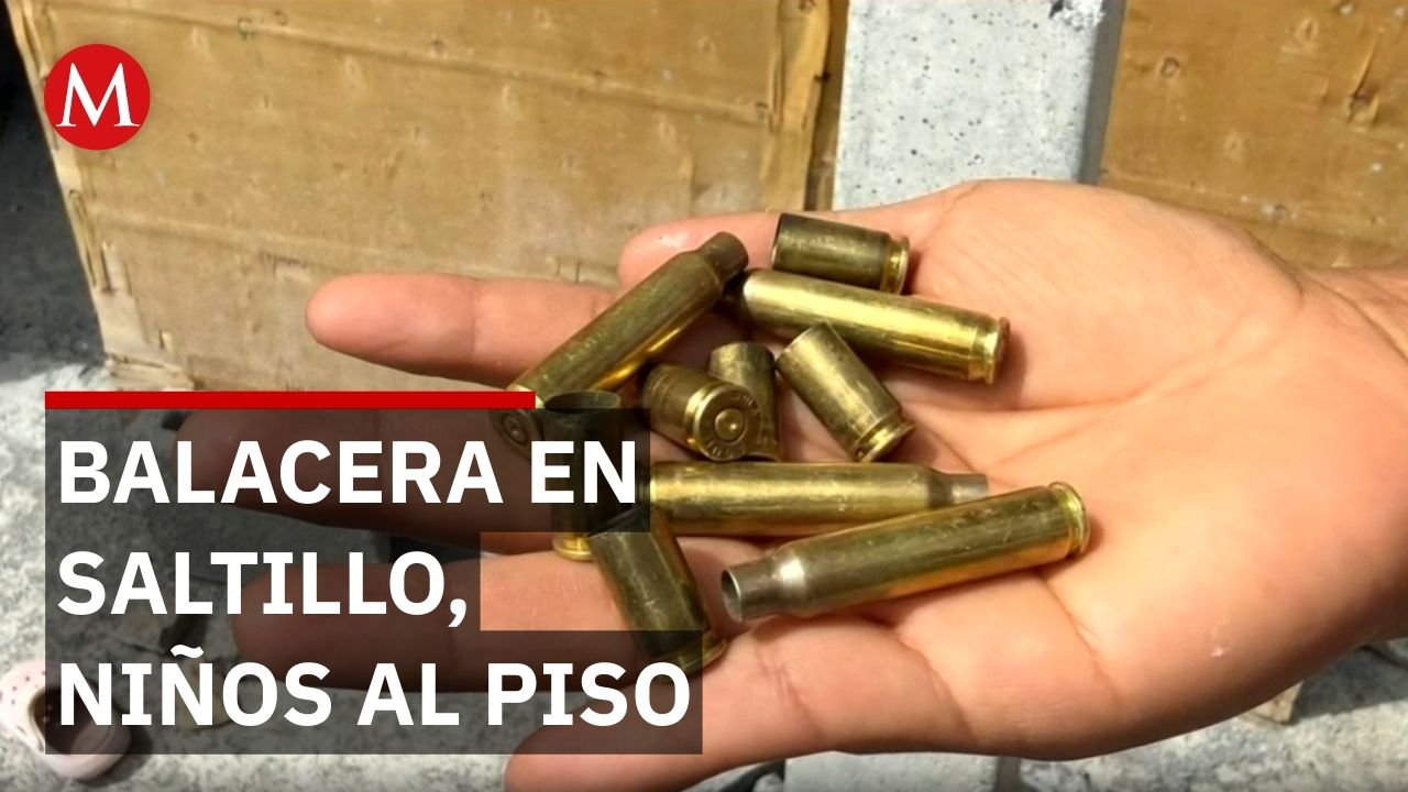 Terror en Saltillo: Niños de primaria se tiran al piso por balacera; hay 8 detenidos en operativo