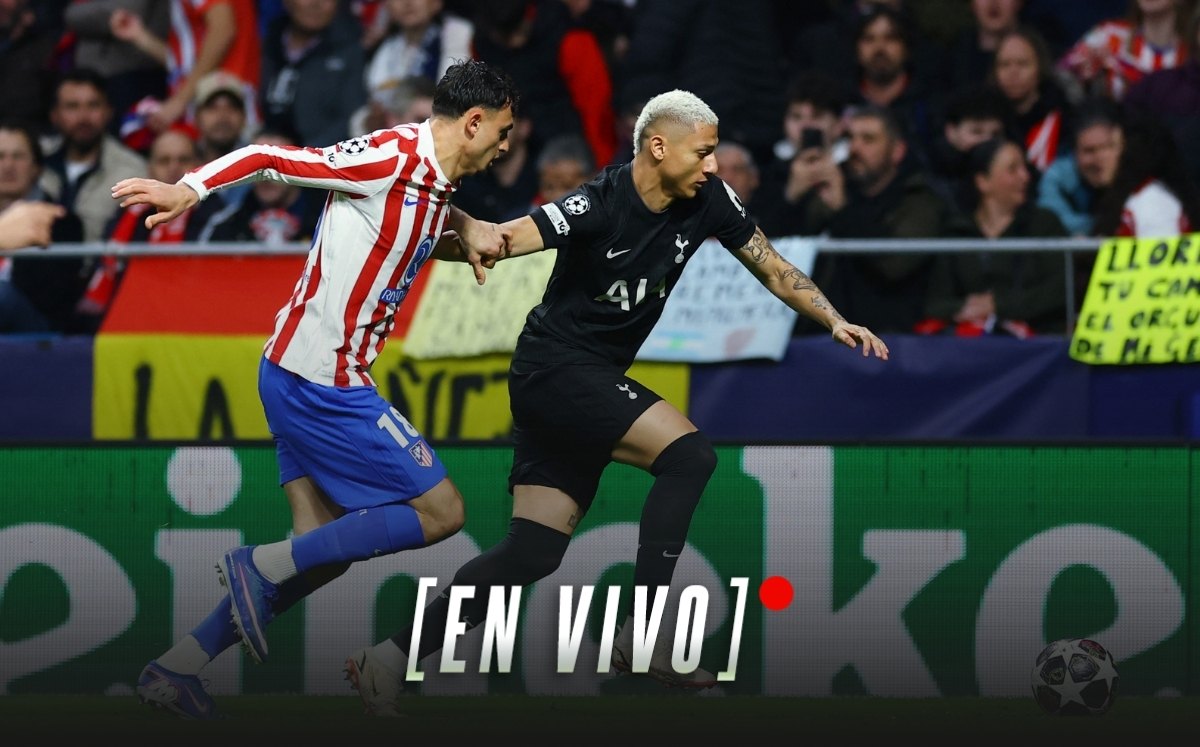 EN VIVO: Atlético de Madrid vs Tottenham | Partido de Octavos de Final de la Champions League 2026 (Reuters)