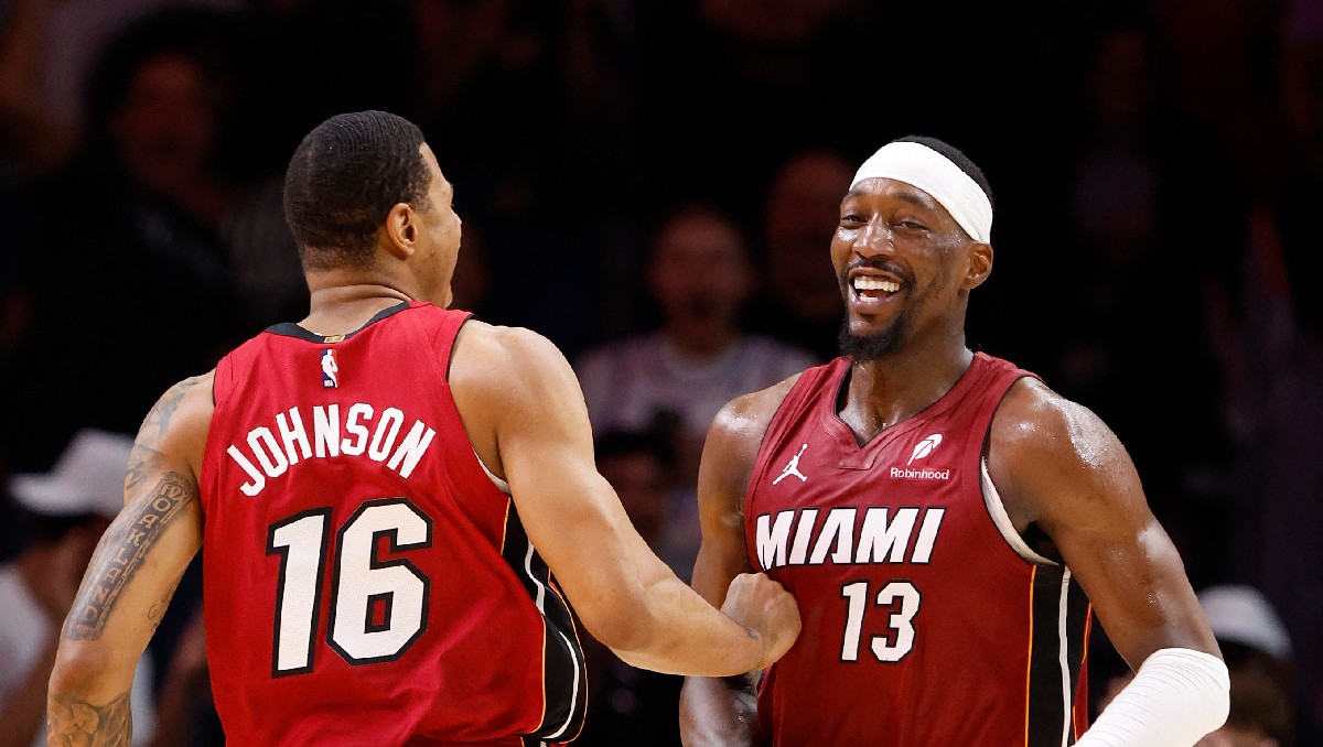 Bam Adebayo anota 83 puntos, la segunda mejor marca en la historia de la NBA (Reuters)