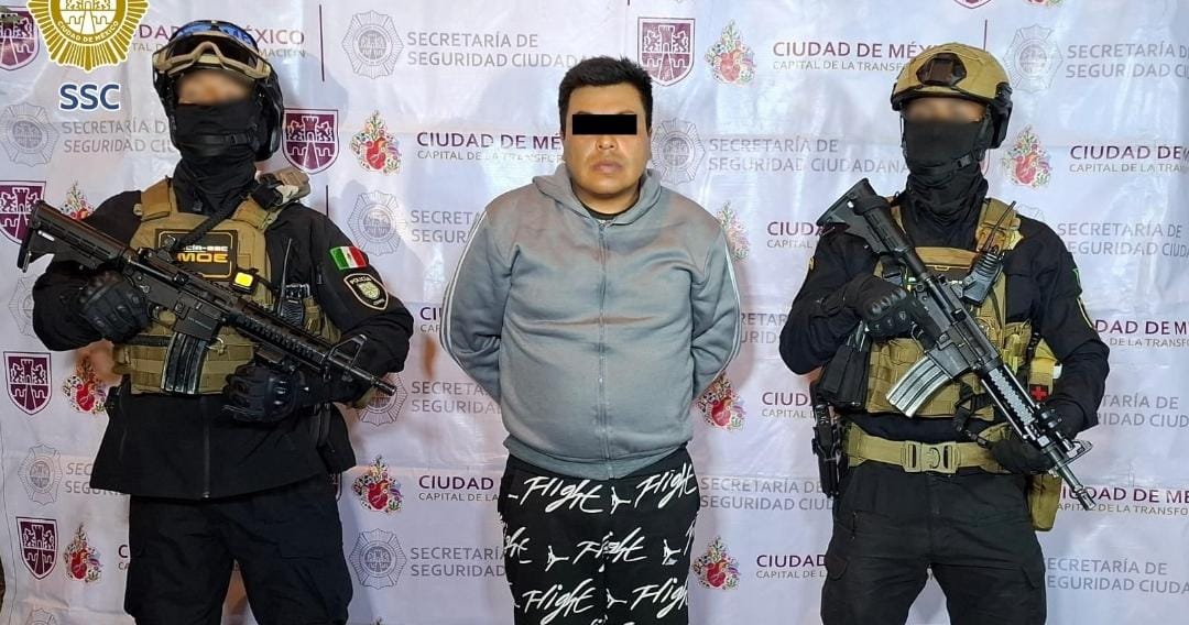 El detenido se encontraba al interior del inmueble ubicado en la calle Manuel M. López, colonia Zapotitlán.