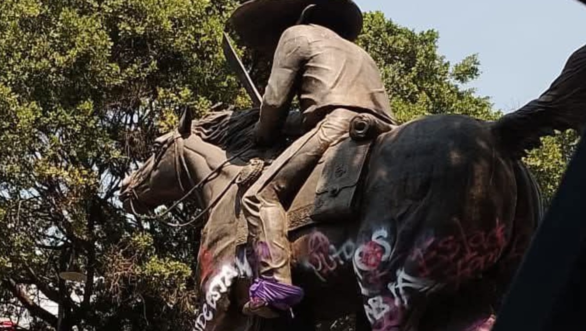 Estatua de Emilino Zapata en Cuernavaca, Morelos. | Especial