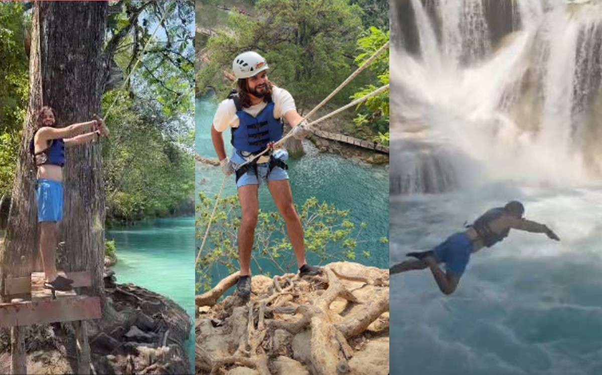 Farid Dieck de vacaciones en la Huasteca Potosina. | Redes