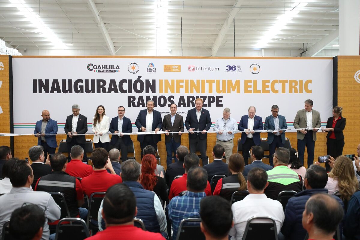 Inauguran planta de Infinitum Electric en Ramos Arizpe con 18 mdd.| Redes.