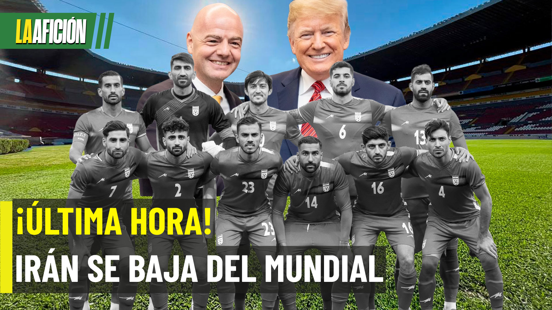 Irán anuncia su retiro oficial del Mundial 2026 por conflicto político