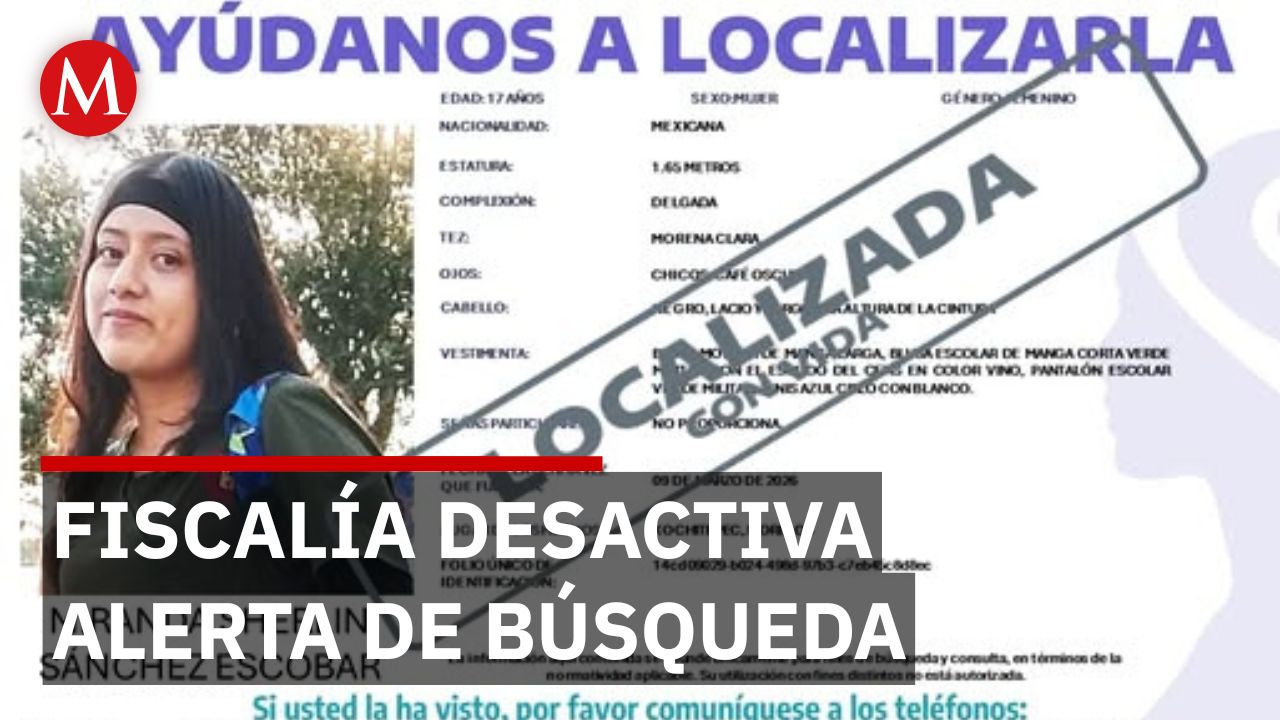 Localizan con vida a Miranda Sherlin estudiante del CETIS de Morelos