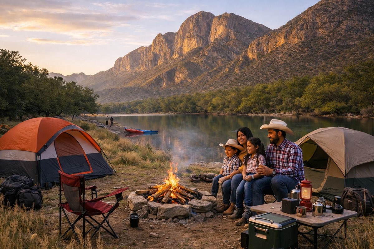 Lugares para acampar cerca de Torreón y disfrutar del aire libre.| IA.