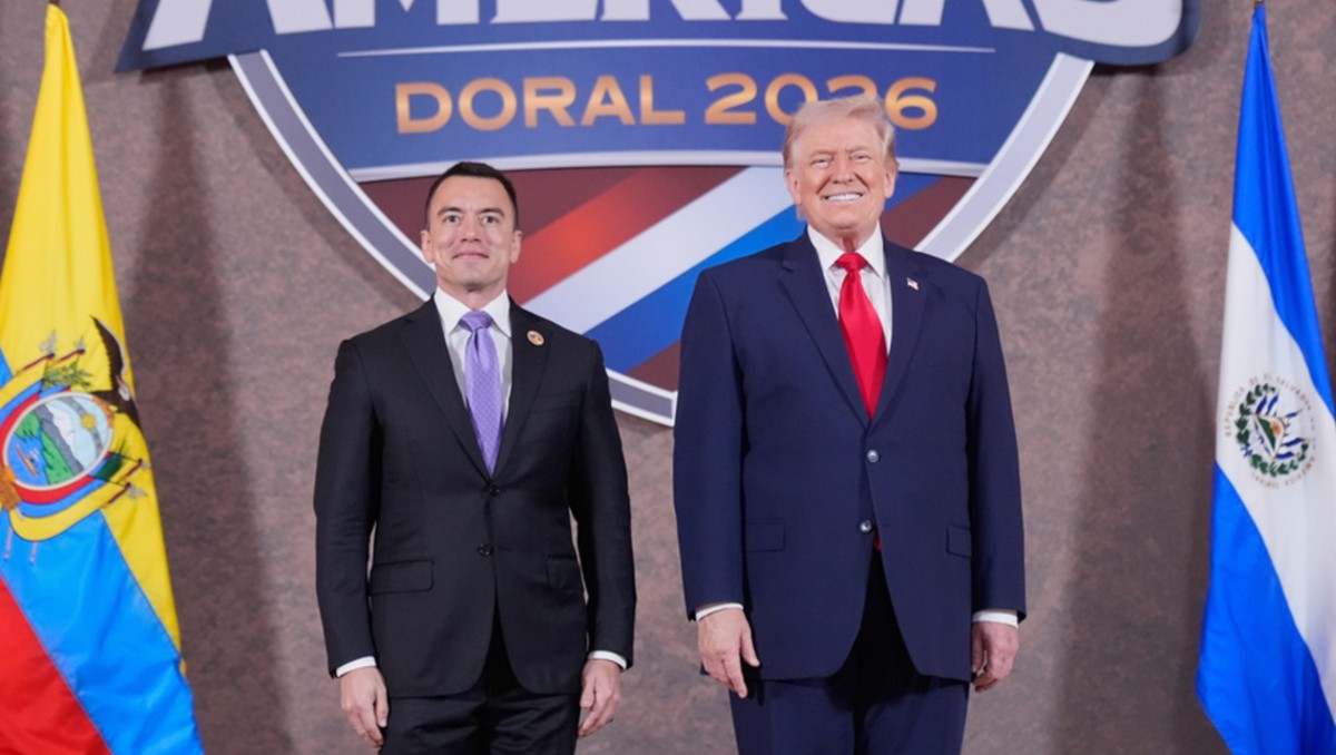 La relación entre Ecuador y EU se reforzó desde la llegada al poder de Noboa en noviembre de 2024. | AP