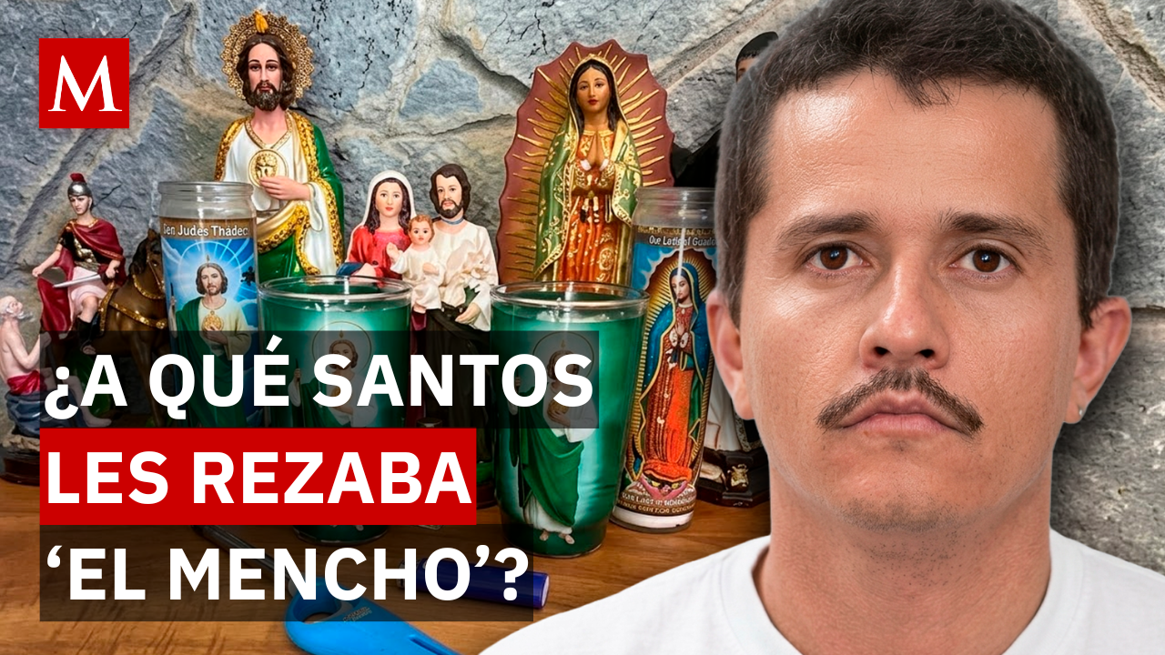 El lado religioso de 'El Mencho': estos son los santos hallados en su altar en su guarida de Tapalpa