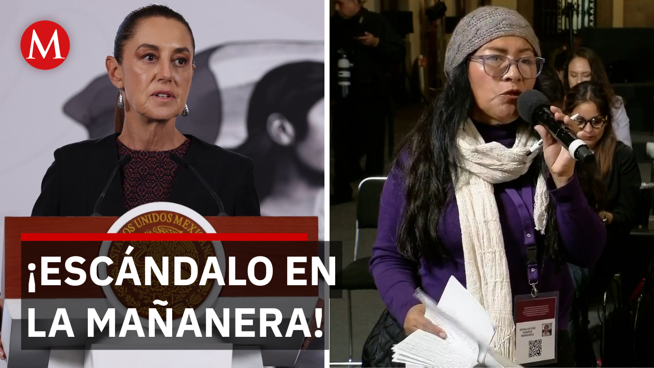 Reyna protagoniza polémico show frente a Claudia Sheinbaum