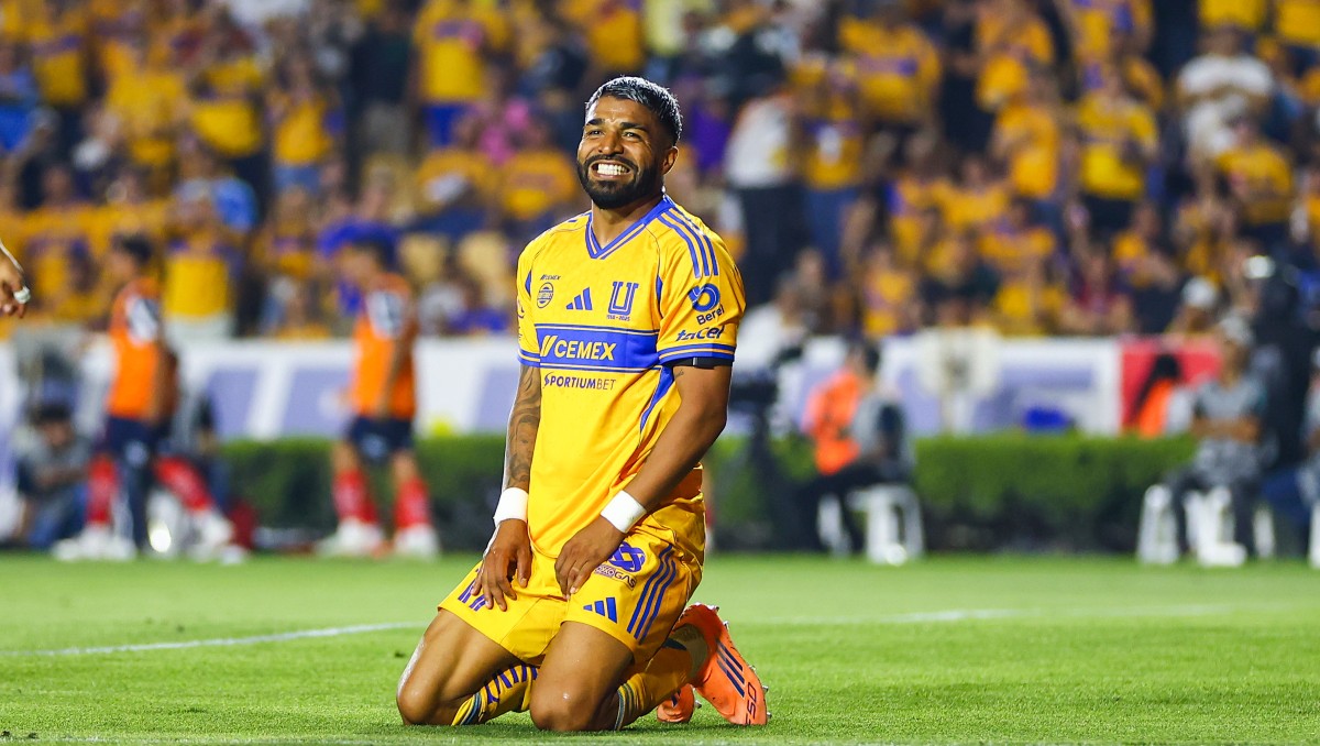Rodrigo Aguirre, sin preocupaciones por falta de gol en Tigres (Imago7)