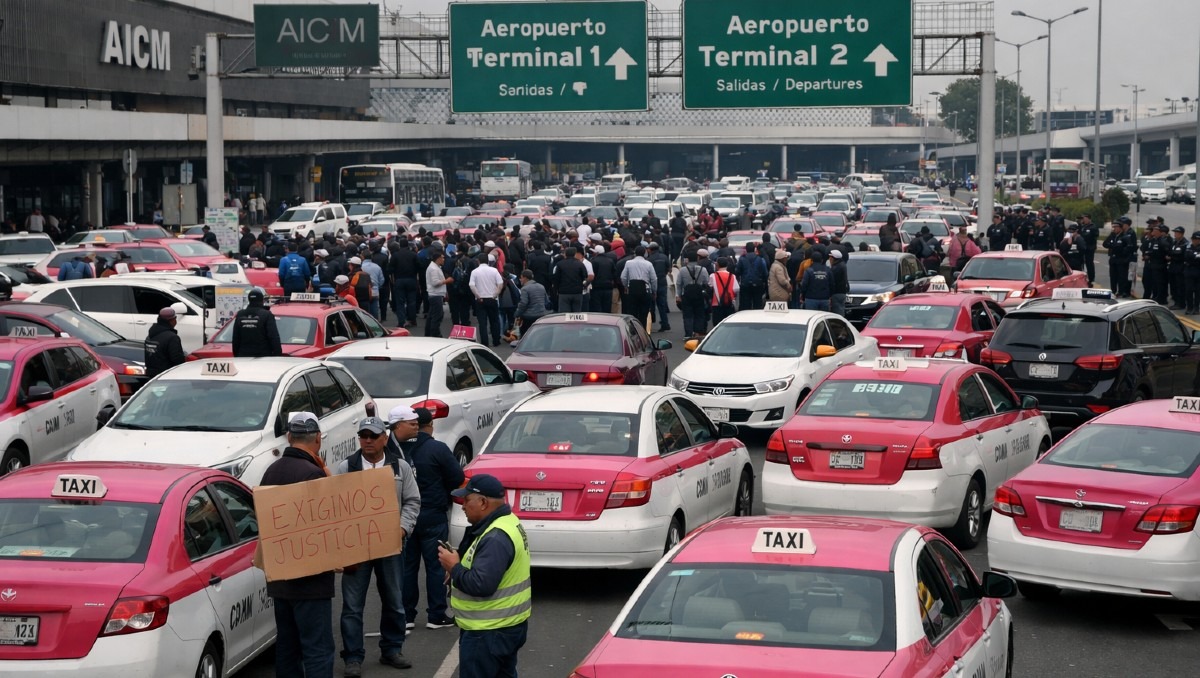 Taxistas tienen exigencias sobre las regulaciones de espacios federales | IA Discover Milenio