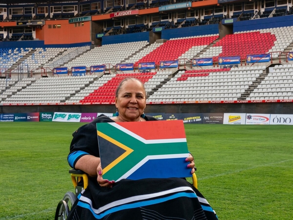 Beryl Rose Sisulu, embajadora de Sudáfrica en México, durante su visita a Pachuca. Foto: Teodoro Santos.