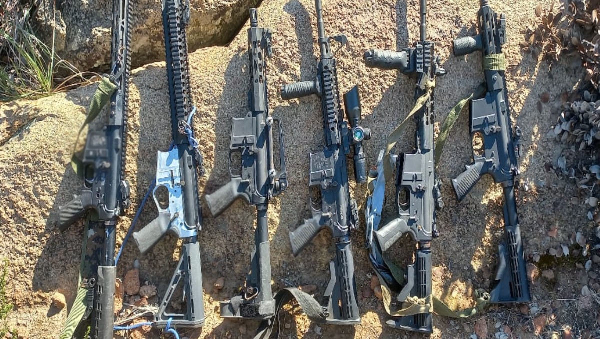 Decomisan armas durante operativos. | Foto: Especial