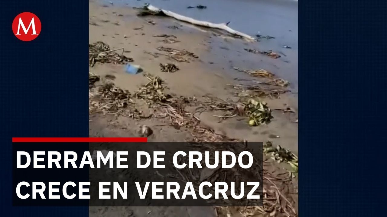 Derrame de crudo en el sur de Veracruz crece mientras Pemex niega afectaciones
