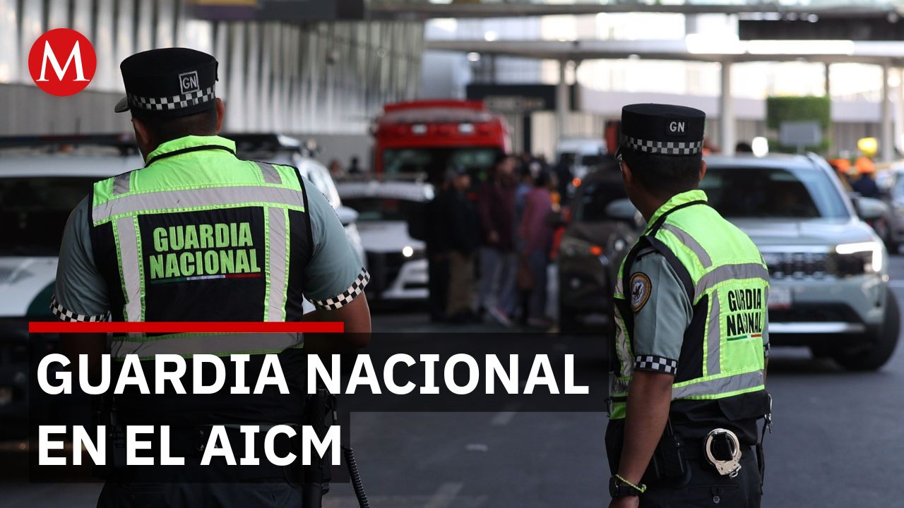 Guardia Nacional inicia operativo contra taxis de aplicación en el AICM