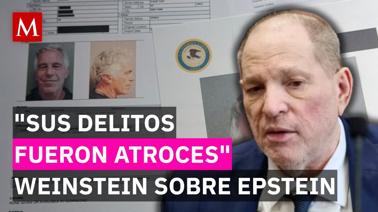 Harvey Weinstein rompe el silencio sobre el caso Epstein desde prisión