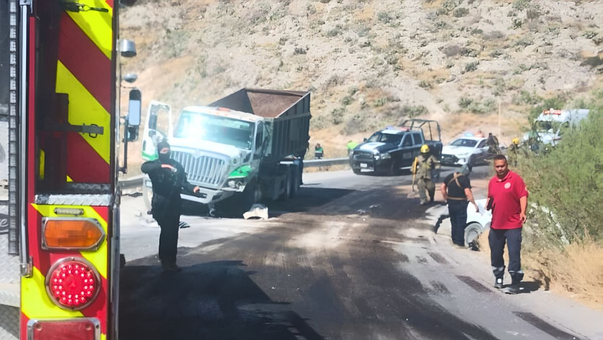 El incidente ocurrió sobre la carretera que conduce del ejido San Ignacio a La Borrega, municipio de Gómez Palacio, Durango. | Especial