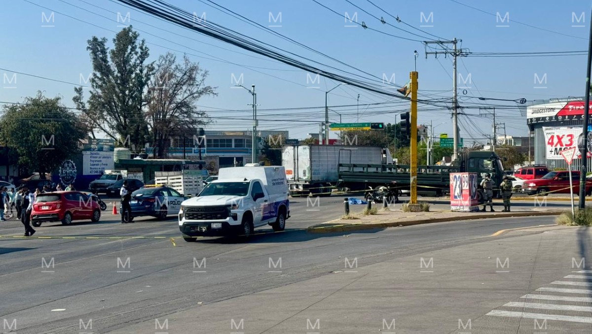 Un motociclista murió tras chocar contra una unidad del Ejército Mexicano. | Redes sociales.