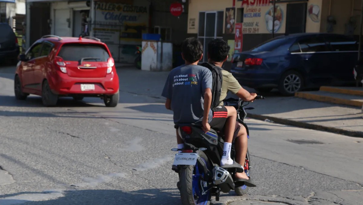 Motociclistas en Tamaulipas. (Yazmín Sánchez)
