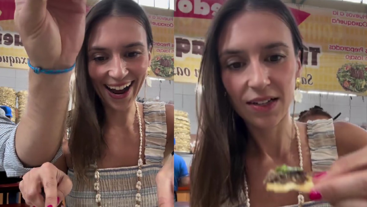 La periodista que come insectos y se enfermó en México. | FOTO. Verónica Zumalacárregui