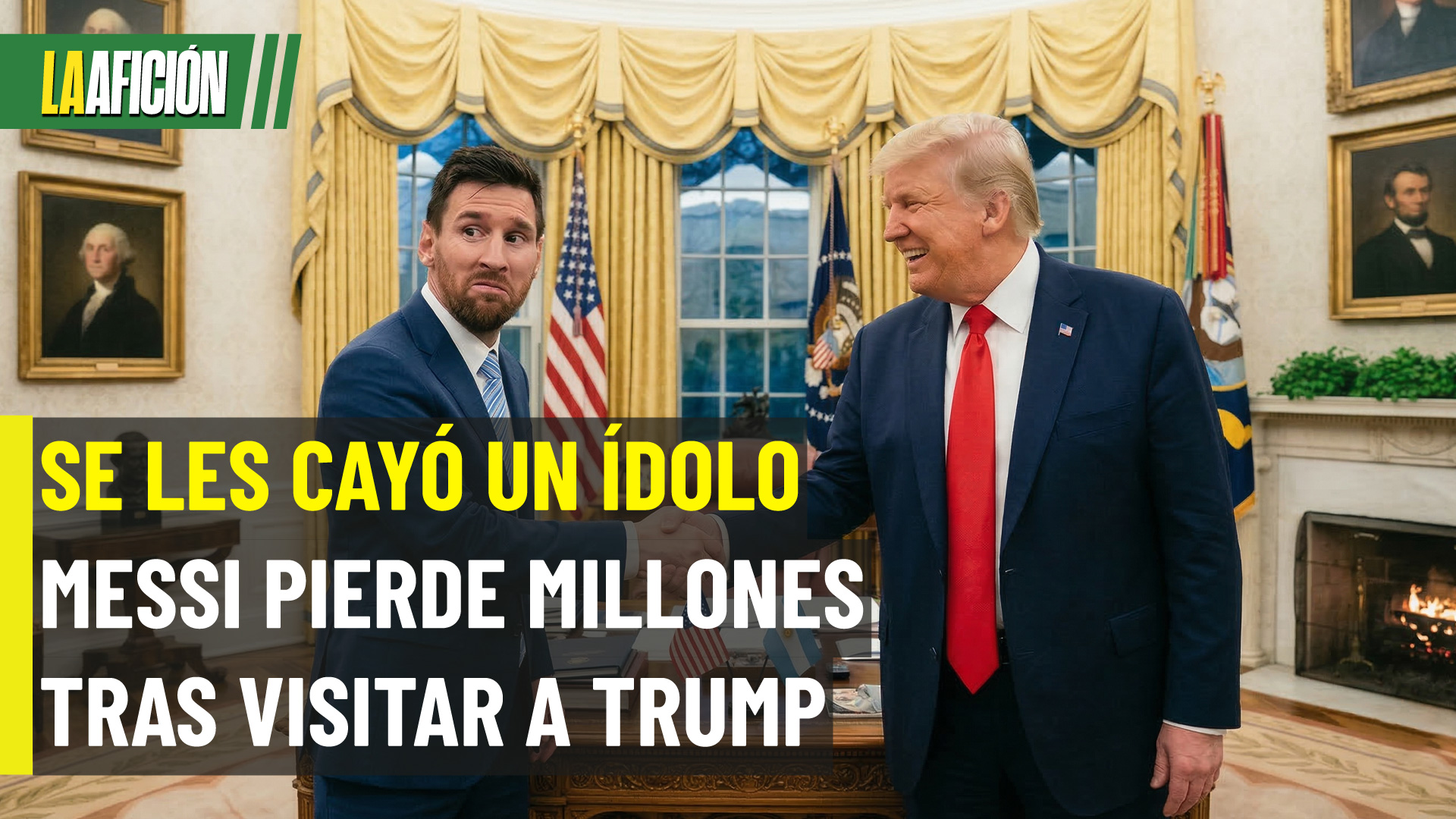 La polémica foto con Trump que le costó millones a Lionel Messi