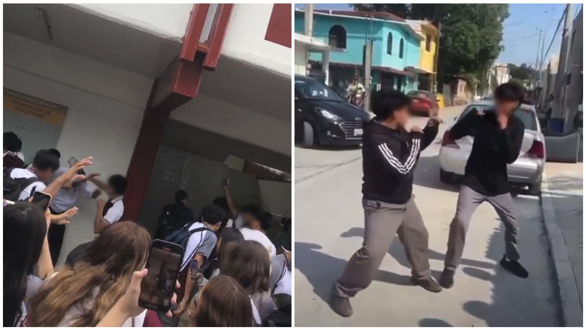 En redes sociales han expuesto los enfrentamientos entre estudiantes. (Especial)