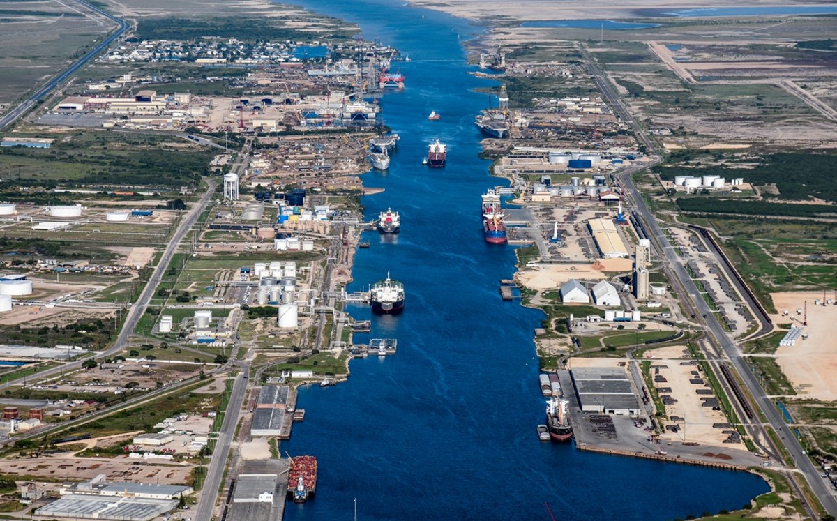 Refinería en Brownsville, Texas. | Especial