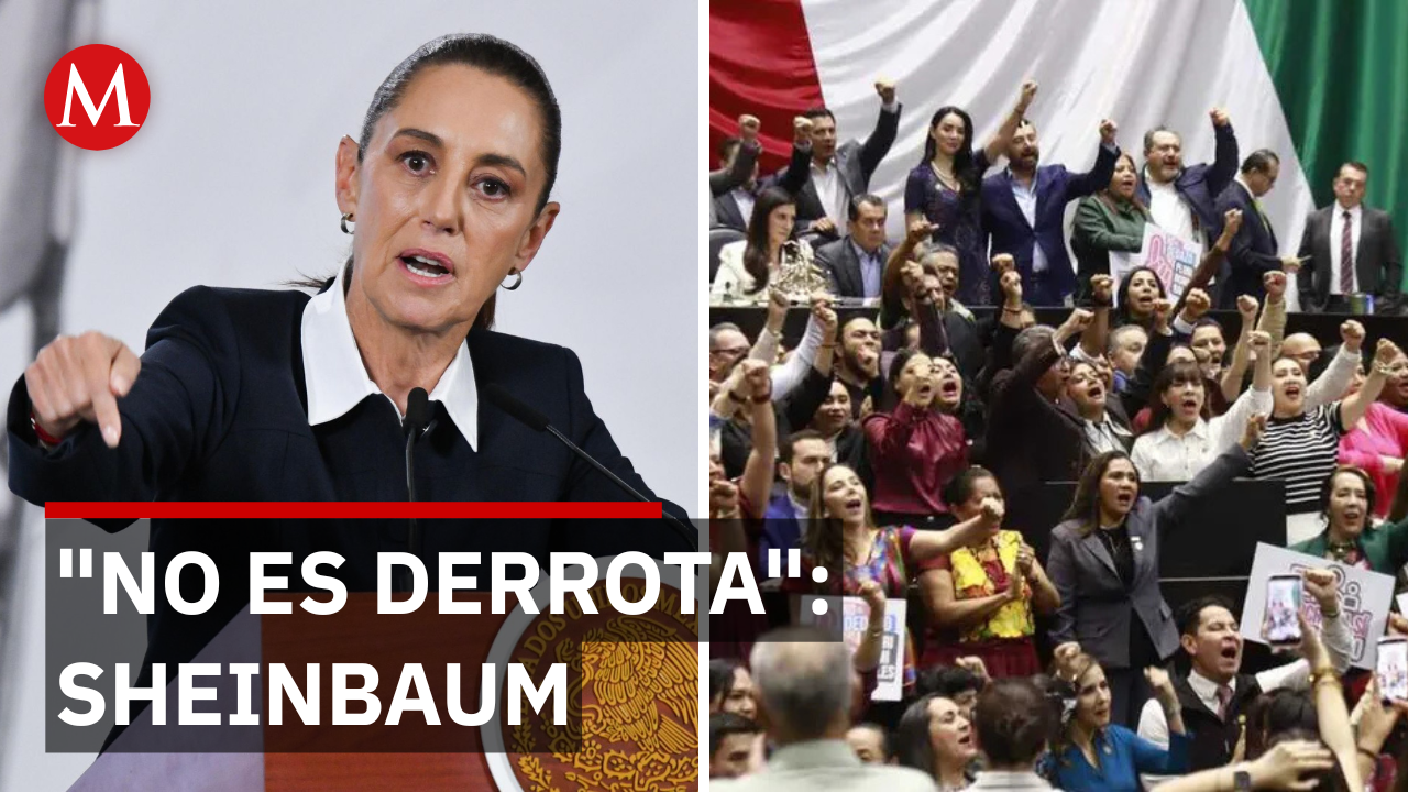 Responde Sheinbaum a diputados tras rechazo de la reforma electoral