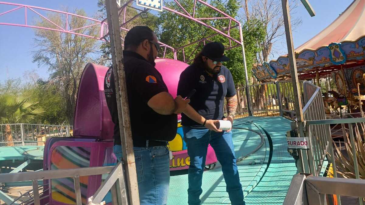 Durante la revisión, las autoridades encontraron deficiencias en los juegos, por lo que procedieron con la clausura de los mismos. | Especial