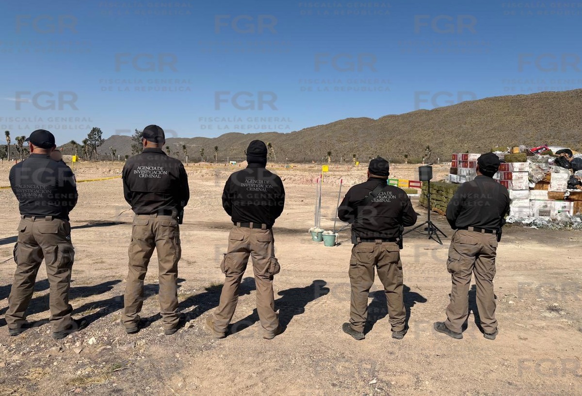 Sedena, Guardia Nacional, Fiscalía de Coahuila y Seguridad Pública llevaron a cabo la destrucción de dichas sustancias. | Especial