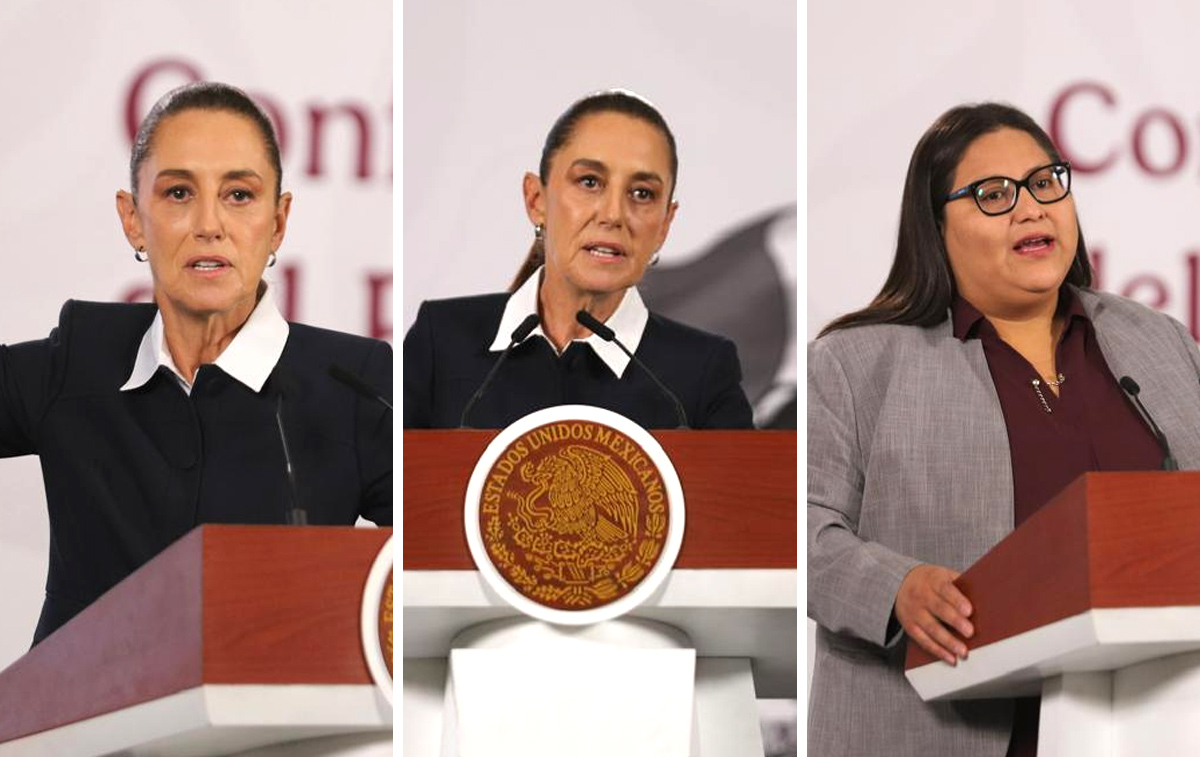 Sheinbaum inicia conferencia matutina desde Palacio Nacional. | Foto: Especial