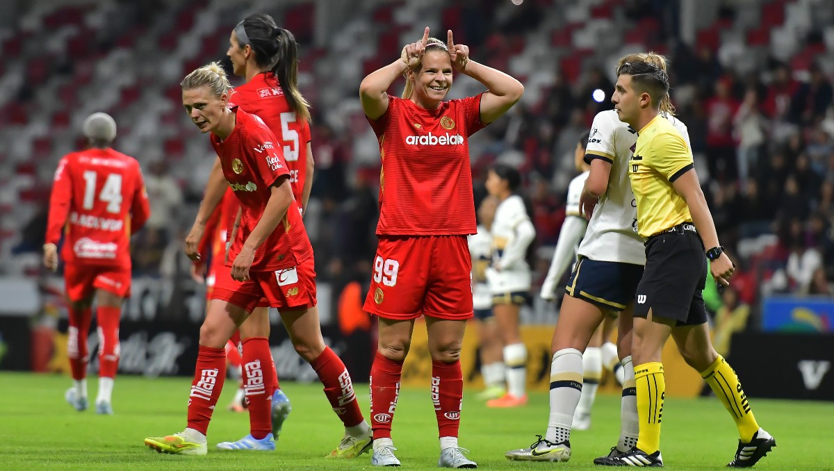 Toluca Femenil logra la remontada en casa ante Pumas y es tercero de la Liga MX Femenil (Imago7)