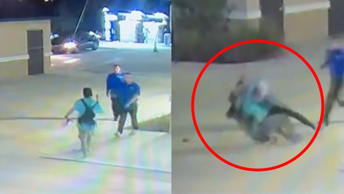 Video muestra a joven neutralizando a agresor con hacha. | FOTO. Redes sociales.