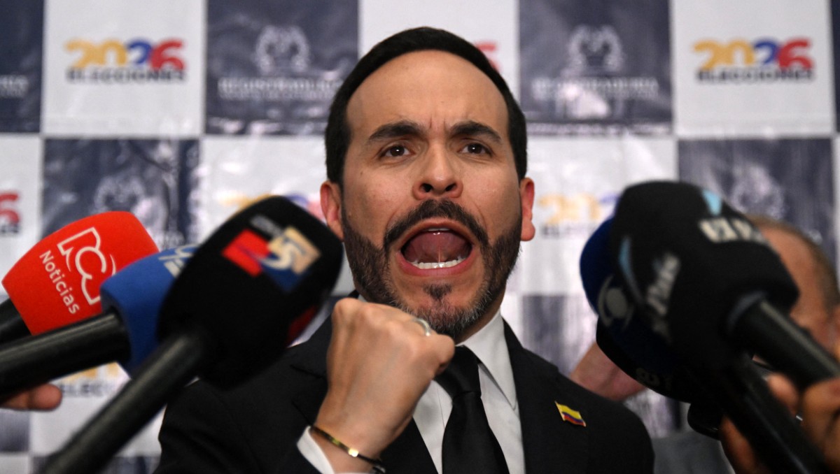Abelardo de la Espriella es el ultra derechista con el segundo lugar en las encuestas. | AFP
