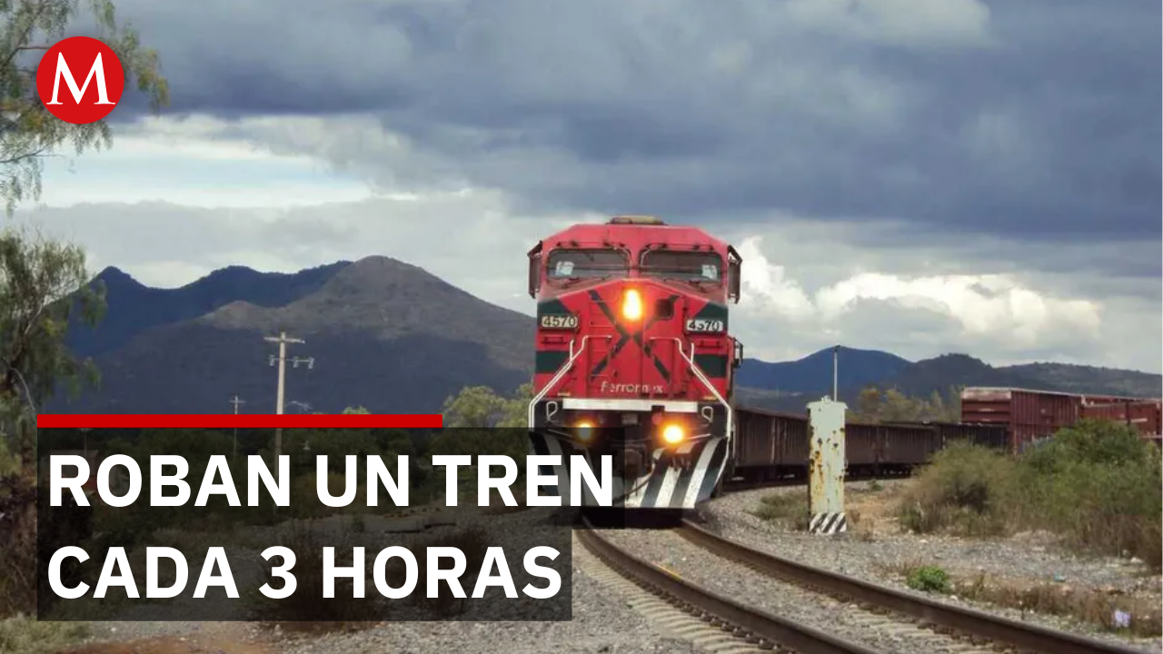 Asalto a las vías: El crimen organizado roba un tren cada 3 horas en México