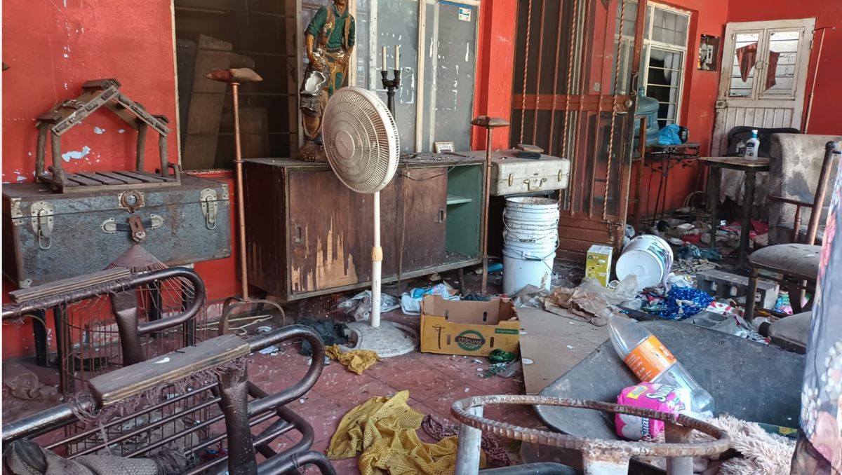 Uno de los habitantes de la vivienda falleció hace unos días y el otro habría sido internado en un psiquiátrico. | Lolita Lastra