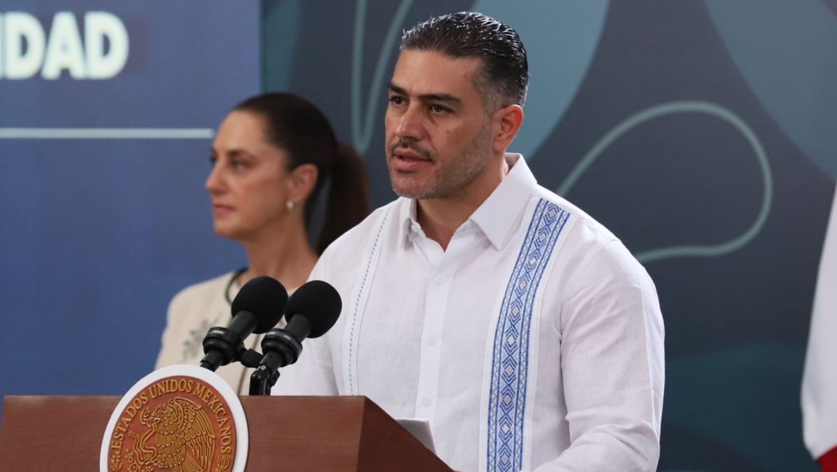 Harfuch señaló que el Puerto de Manzanillo es disputado por grupos delincuenciales. | Foto: Octavio Hoyos