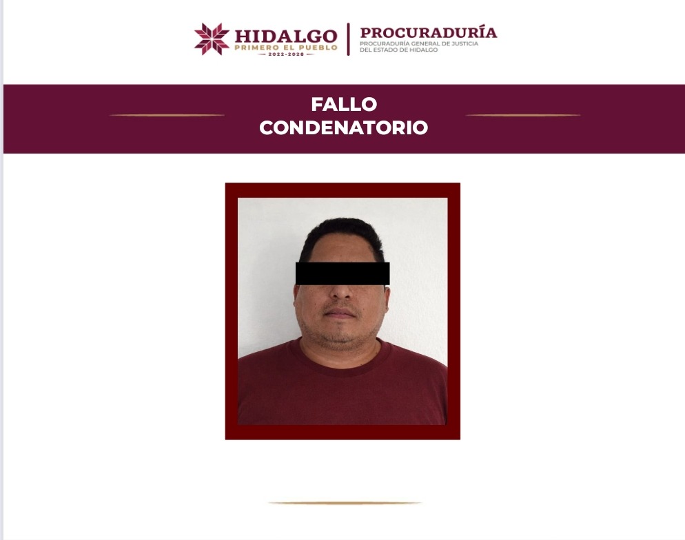 Hombre declarado culpable por feminicidio de Lilian en Hidalgo. (Cortesía)