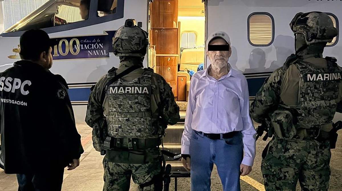 En operativo donde participo Semar y Defensa, fue detenido Juvenal 'N' (Foto: Cortesía)