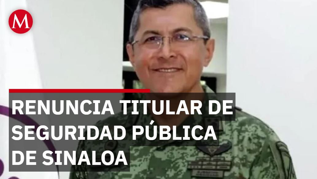 Óscar Rentería renuncia como titular de la Secretaría de Seguridad de Sinaloa