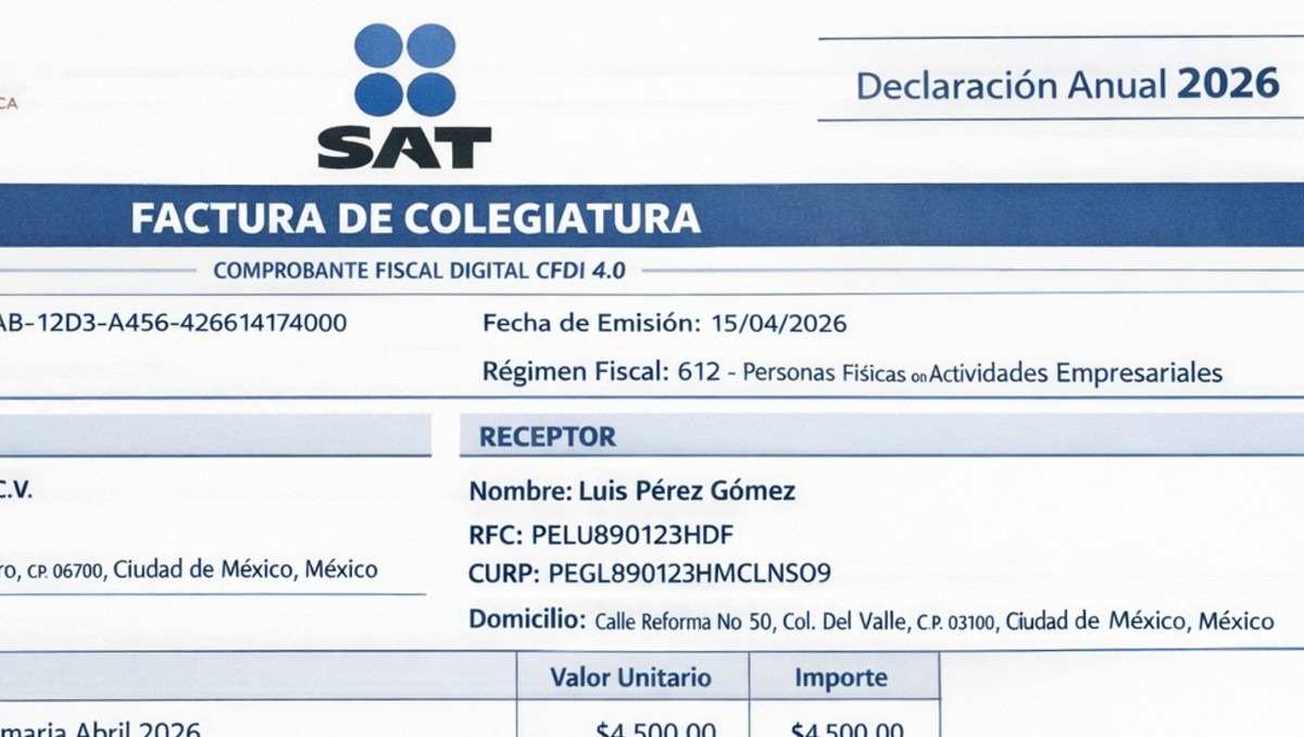 Así puedes facturar la colegiatura de tus menores | IA DISCOVER