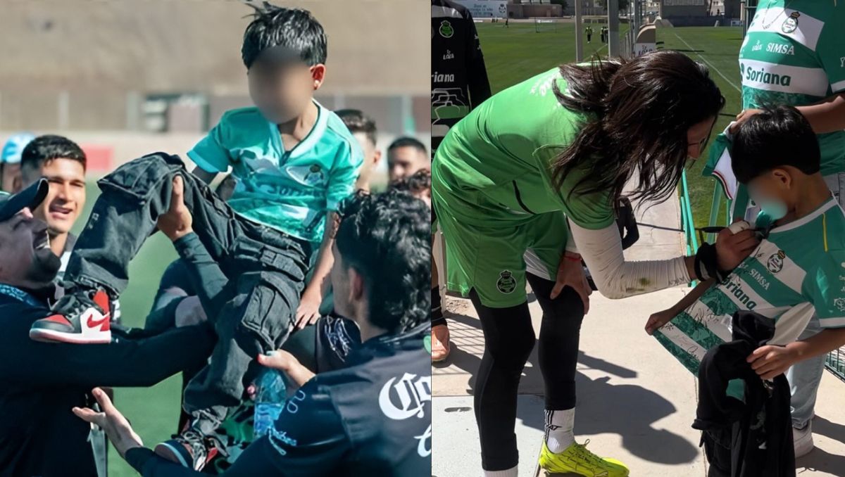 El video llegó hasta la directiva santista, que contactó a los papás para hacerles la invitación a visitar las instalaciones de TSM. | Especial