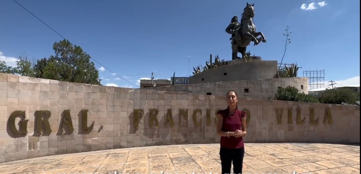 En Durango, senadora Margarita Valdez pide justificar remoción de monumento a Pancho Villa. | Especial