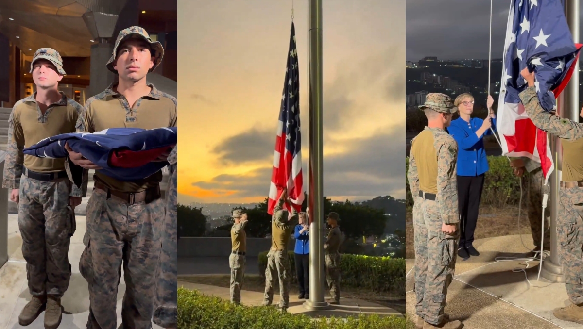 La Embajada de Estados Unidos en Venezuela izó nuevamente su bandera. | Especial