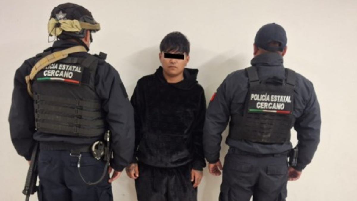 Un joven de 19 años fue detenido en la comunidad de Los Manantiales, Ocuilan, tras escucharse un disparo durante patrullajes. Especial