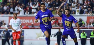 Memo Martínez anota el gol del triunfo de Pumas ante Necaxa en la jornada 10 de la Liga MX (Imago7)